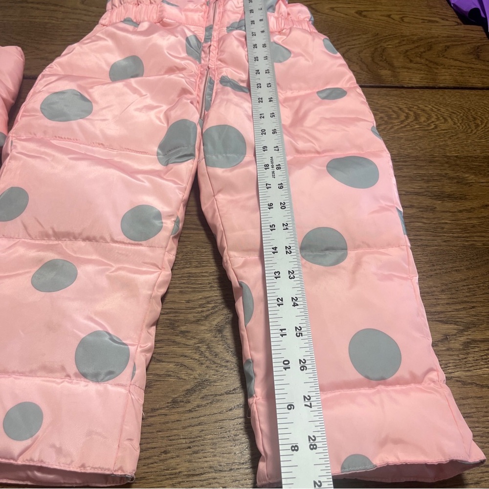 Down Coat Kids Toddler Girl Clothes 2pcs Winter Suit Warm Baby Overalls Sets 100 - Picture 7 of 16